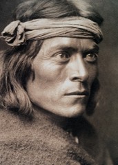 Zuni Governor, «Sate Sa» an Edward S. Curtis Orig, 1900, 5 x 7