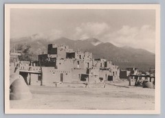 Taos Pueblo New Mexico USA 1964 – World Heritage Site – Vintage Photo 1960s
