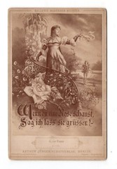 CAB Photo Art Picture A. Van Riesen / When You Look at a Rose – 1890s