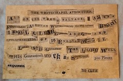 Jack the Ripper Post Cards Photos Pictures Letters Vintage 1888 Bad Crime Signed