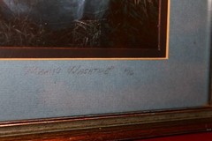 Vtg Bill Turner Art Photograph «Mama’s Washtub» 1976 Signed Framed Rural Scene