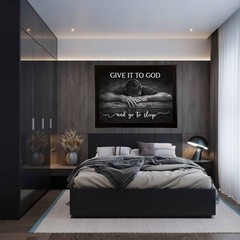 Give It To God & Go To Sleep Printable Wall Art Christian Quot Digital Download