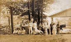 1900s Tent Camping Set of 6 Photos for DIGITAL DOWNLOAD Print at Home Primitive