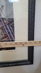 Black Framed Architectural Print Industrial Gothic style