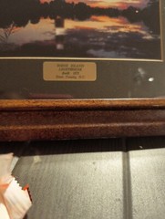 Bodie Island Lighthouse Dare County , N.C Picture On Solid Wood Frame