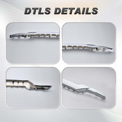 Front Bumper Skid Plate Chrome Fits Chevy Silverado 1500 2016-2019 | Replace 232