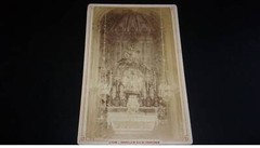 Photography On Cardboard. 2MOI10378. Around 1900. Lyon. Chapel Of N.D De Fou
