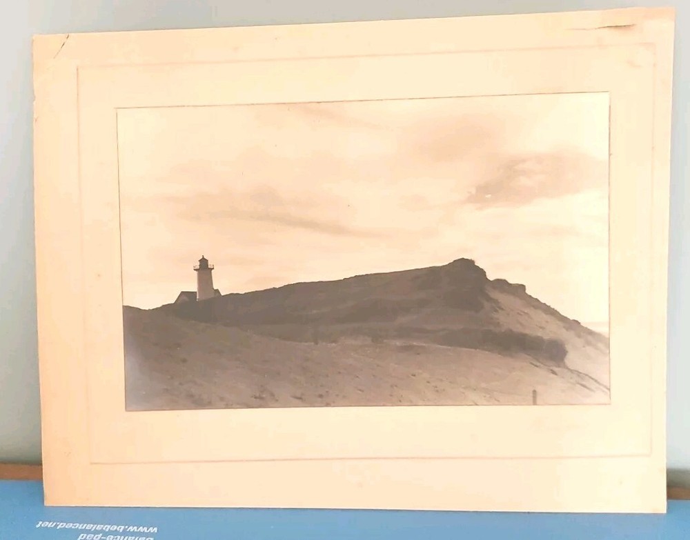 Cape Cod JOSE ALEMANY Photo; Orig. Titled Photo, «Nauset Light» Image 11.5×7.5