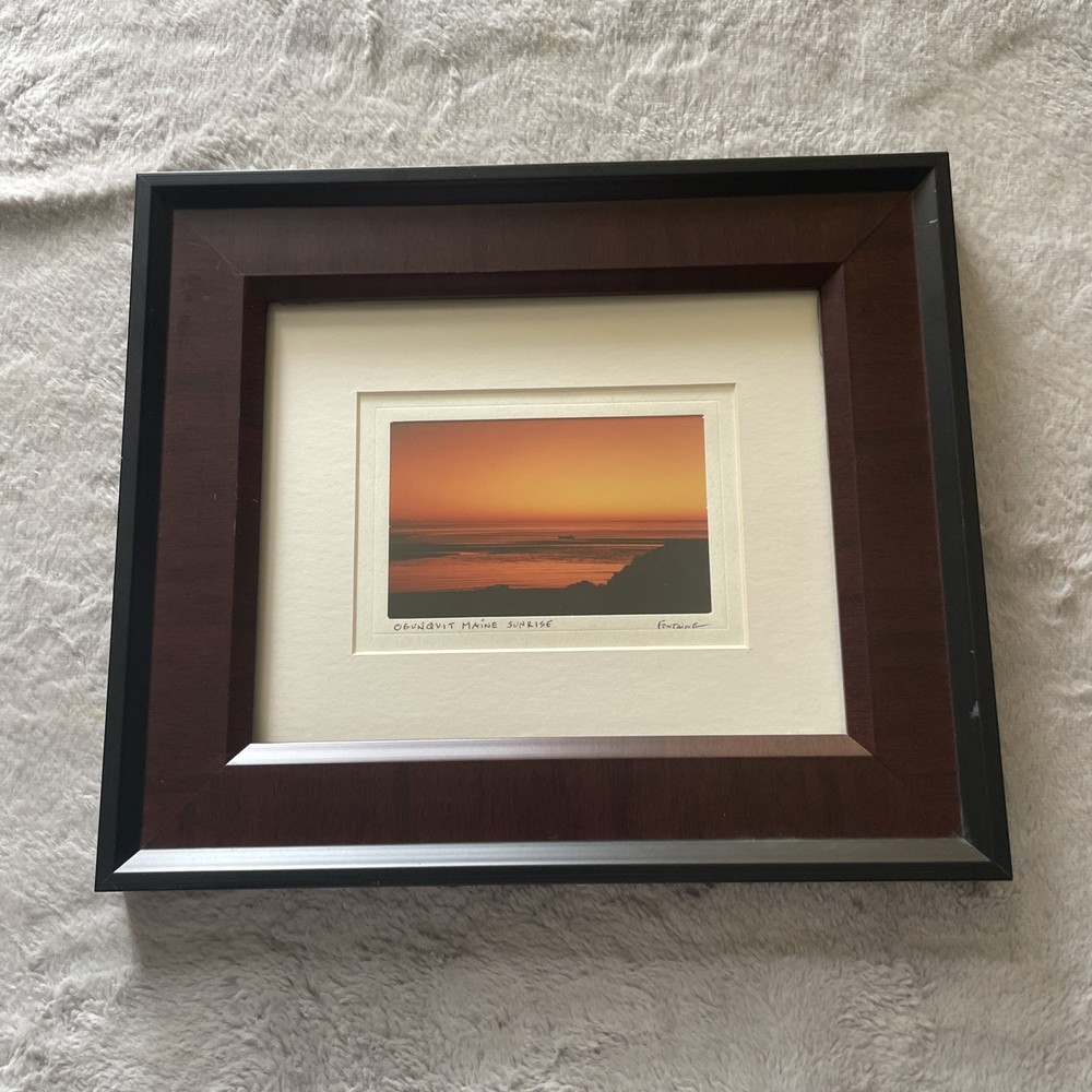 Ogunquit Maine Sunrise Fontaine Photography Signed Original