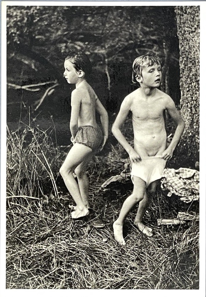 Marc Riboud (1923-2016) ICP Art Photo Print Card 4×6” After Swimming France 1953