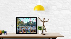 Xochimilco Boats, High Resolution Image, Many Formats, TV Art
