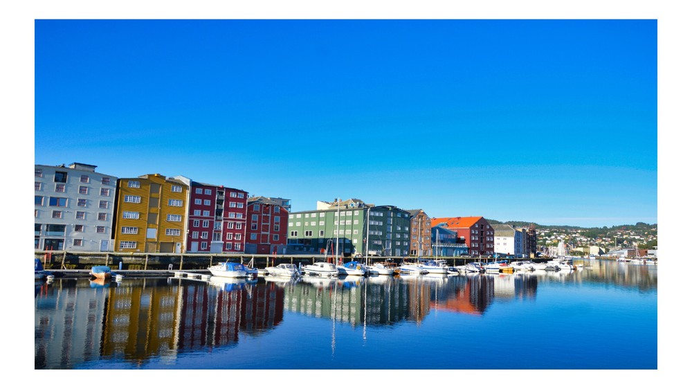 Trondheim Marina View, High Resolution Image, Many Formats, TV Art