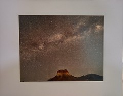 8”x10” Big Bend Milky Way Print With Photo Mat