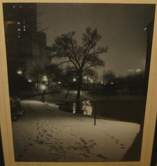 Original PAUL LEWIS ANDERSON ‘Central Park’ Winter NEW YORK CITY Gelatin PHOTO