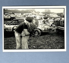 Danny Lyon (b. 1942) Fotofolio Photo Art Print Card – Orange County Speedway