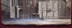 2 Vintage Photographs of Vienna, Austria, Incl. One Focused on Wien Burgtheater