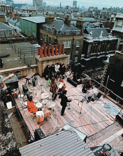 The Beatles Rooftop Let it be January 30th 1969 Photo 14 x 11″