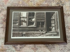 Douglas Busch Signed Original Fine Art Photograph 1983 Framed 17×25 Midwest
