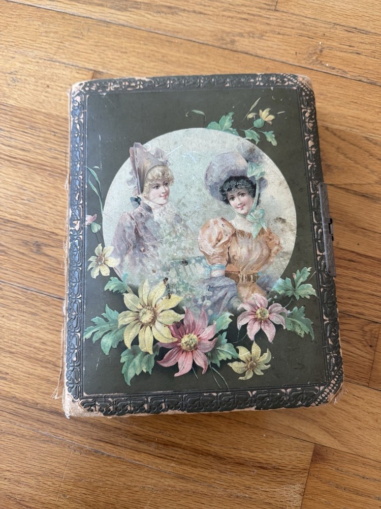 Victorian Photo Album with Old Family Photos 1890s to Early 1900s