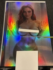 Ariel Shower Cosplay Bangers Comics Virgin FOIL Cover Ltd 10 WHAT CAN I SAY WOW