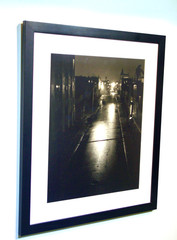 Fine Art Photo- Framed Signed Tyco Lewis- Grotten – Rainy Street at Night 2000