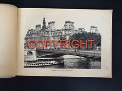 Paris Photo Album Circa 1900 16 Views ELD Eiffel Grande Roue World’s Fair