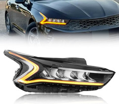 Full LED Headlight Assembly Compatible with 2021-2023 Ki-A K5 LX/LXS/EX (Not for