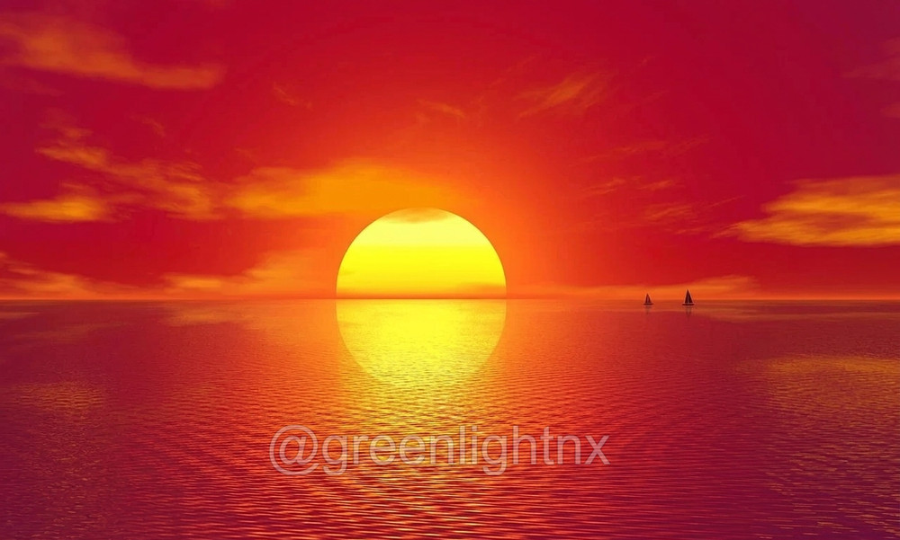 Digital Image Picture Photo Pic Wallpaper Background Sunset Red Haze 7534