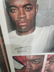 Anderson Silva Autographed «Spiderman Lives» Fine Art By Eric Williams AP #3