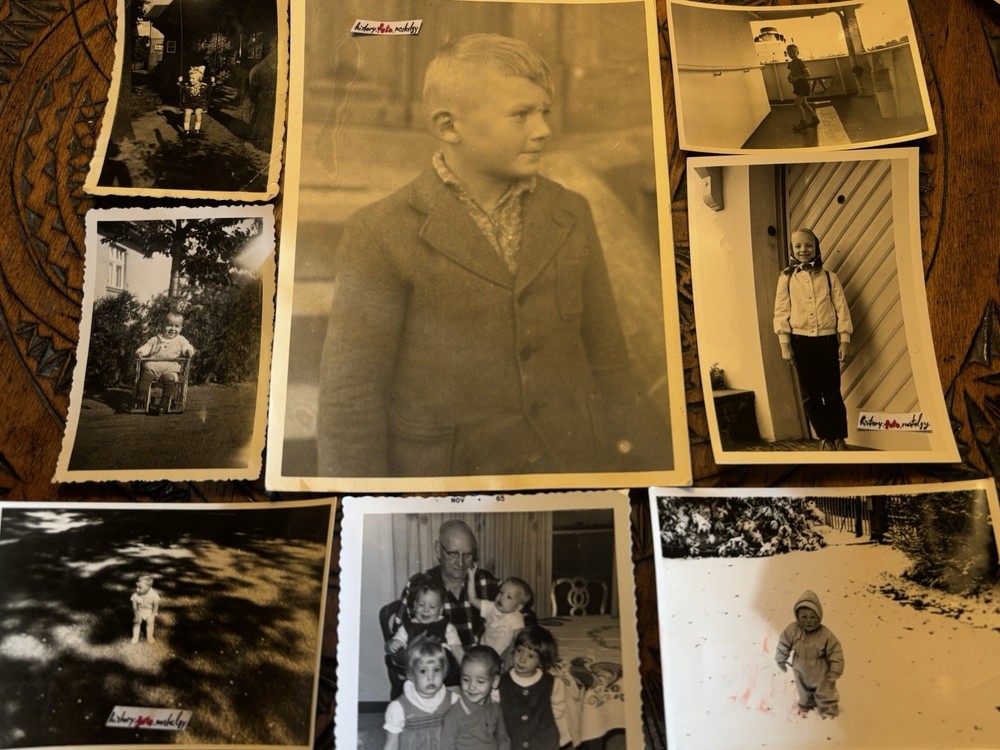 🎁Bundle 8 Photos 30-70s Reich GDR Kids Playing Posing Happiness Moments 13×18