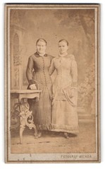 Photograph Benda, Prague, Mariánská ulice 25, two women in elegant clothes