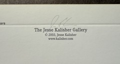 5 LOT. Jesse Kalisher art photo, San Francisco HYDE Cable Car, signed, + OTHERS