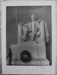 David and Goliath – Reverence at the Lincoln Memorial by Korda
