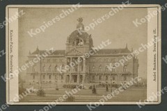 orig Fotos Bockmann Kaiserpalast Straßburg Elsaß Architektur Neorenaissance 1889