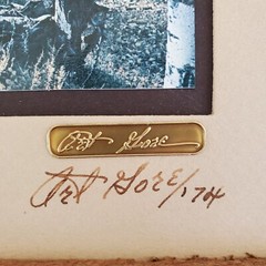 Art Gore Artwork Photography Marble Trail Vintage Framed Original Rustic Scenery