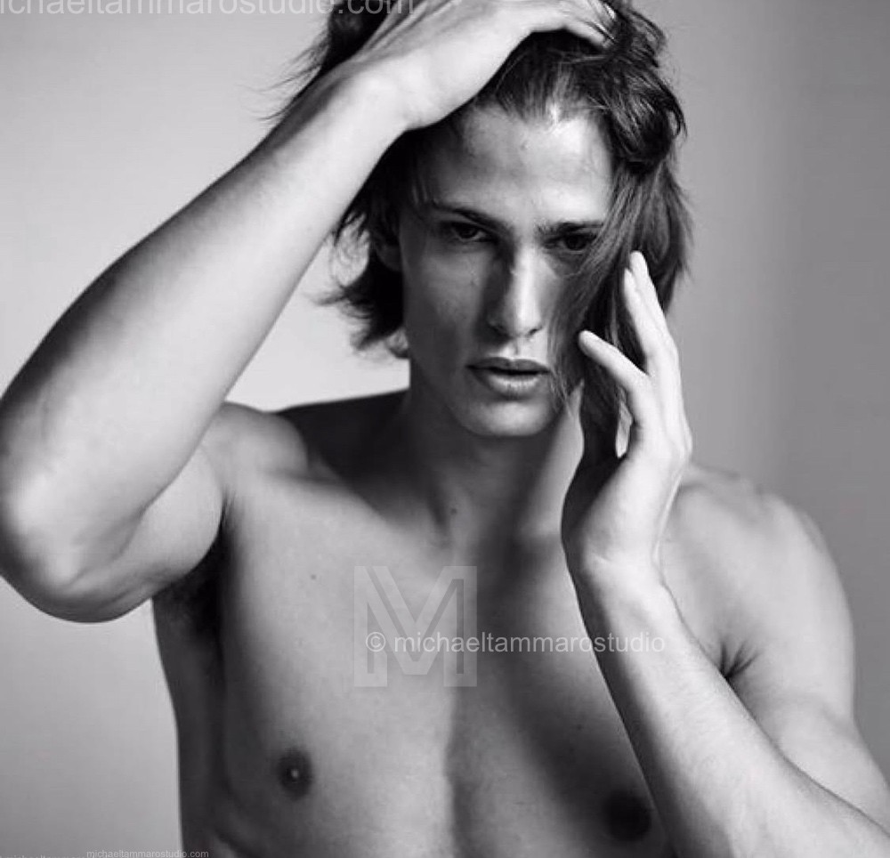 90′ male models photos printed from photographers original negative