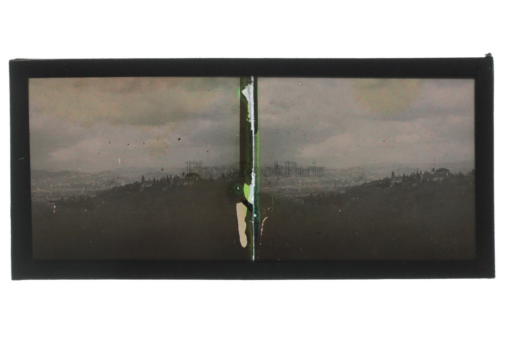 Photograph Autochrome Vintage Landscape Stereo Plate Circa 1910