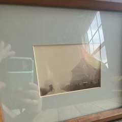 Bill Coleman Amish Framed Photograph Rural House Horse-Drawn Carriage Sepia PA