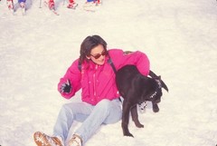 Dia Marlee Matlin and Dog Robusto 1995 KB Format Photographer P7-14-1-4