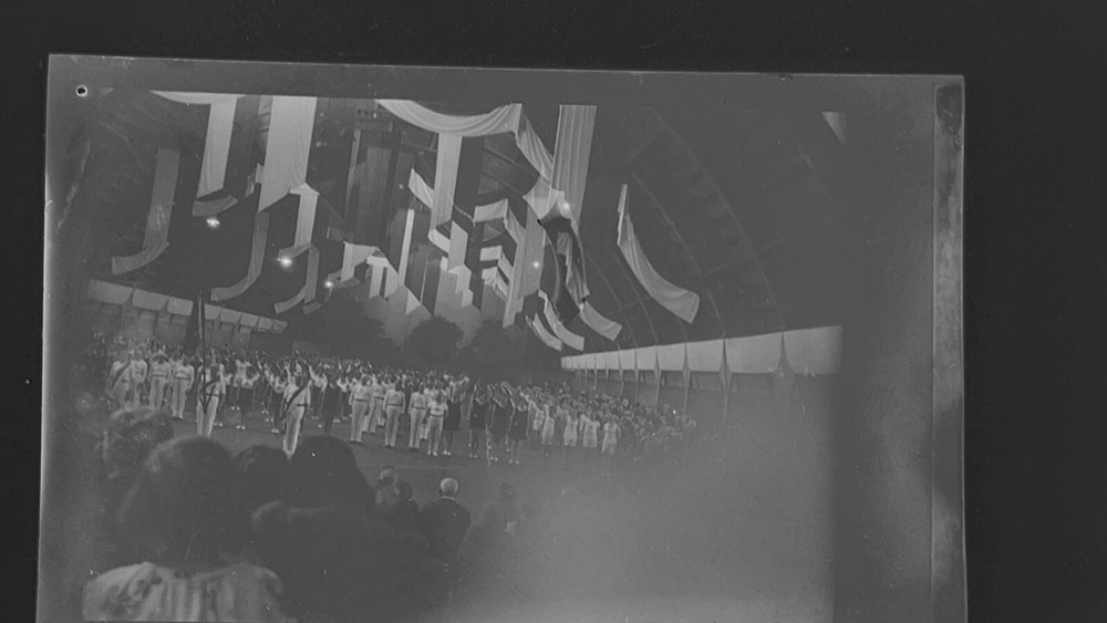 Negativ Foto Verden Festhalle ca 1930 5 x 8 cm