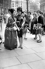 MISS WORLD 1965 ORIENTAL CONTESTANTS ON STREET PHOTO SHOOT – 15 NEGATIVES