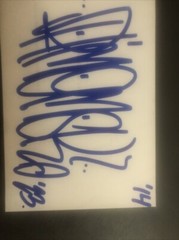 Graffiti Art Photo By RIME MSK LMTD 100 Signed Dated Framed
