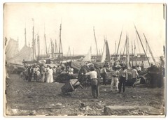 13 Photographs View Panama City, Funeral Parade with Firefighters, Unab