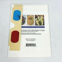 Monarch Butterfly 3-D 3D Nature Photograph Art Phantom Image Barry Rothstein New