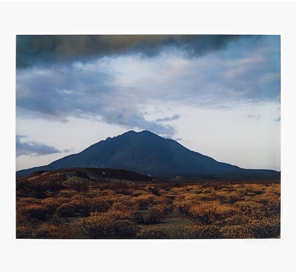Eliot Porter Signed Photograph Baja Volcano At Sunset 1966 Edition Of 300