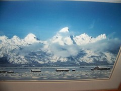 Dan & Cindy Hartman-Ltd. Ed. Photo 26/100, «Teton Mnt. Range» Wintertime, Signed