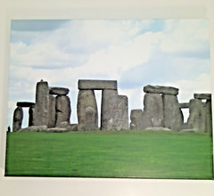 Stonehenge Photograph on Canvas Signed 11″ x 14″