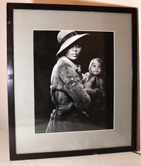 original essence magazine Cynthia Bailey portrait illustration B&W photograph