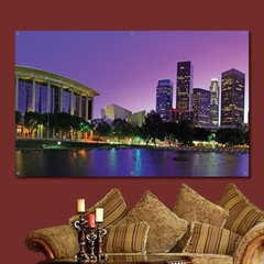 Wall Art – City Scene – Los Angeles – 2.5′ x 4′ Plexiglass Art