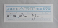 Doug Starn / SNOWFLAKE PRINT SIGNED ALLEVERYTHINGTHATISYOU SNO6_005.1 8 x 8 1st
